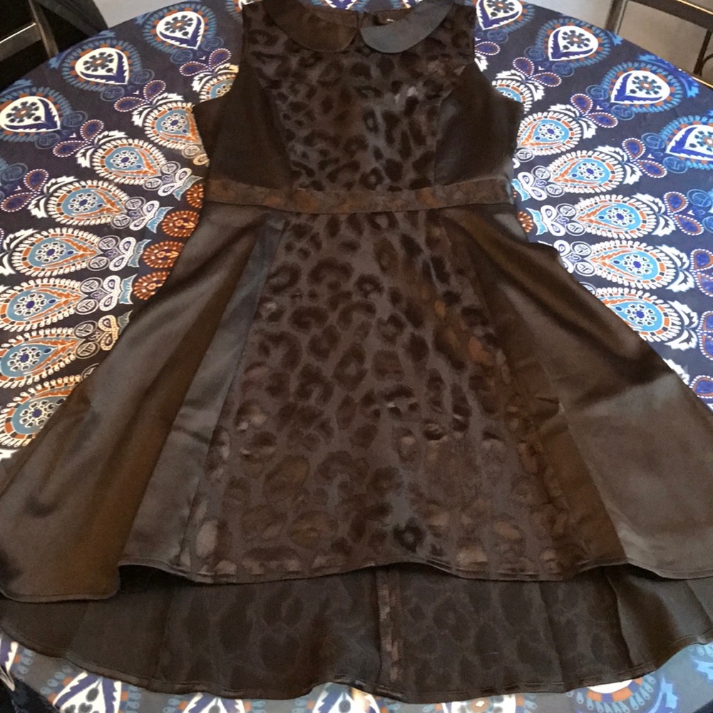 Eric + Lani LBD cheetah print dress NWOT medium